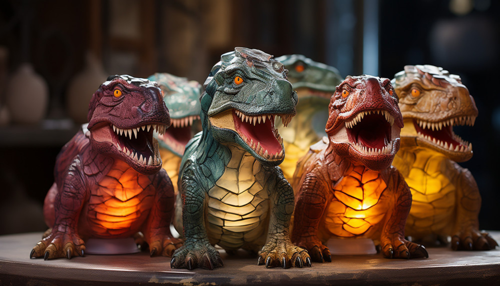 What are the advantages with dinosaur lamps?